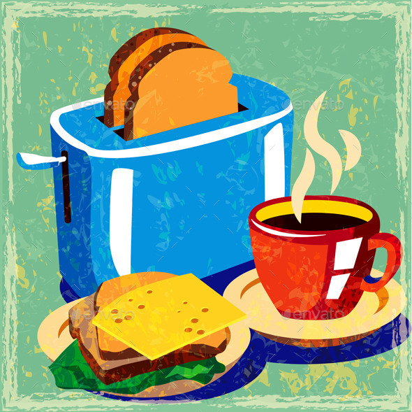 Breakfast - Food Objects