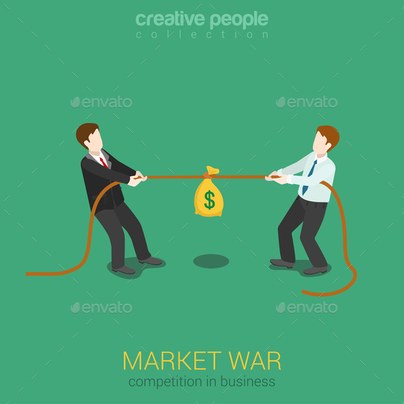 Business Competition - People Characters