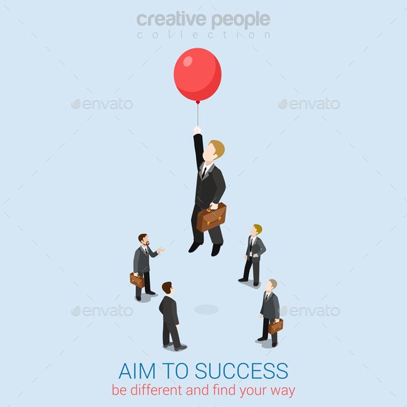 Aim to Success - People Characters
