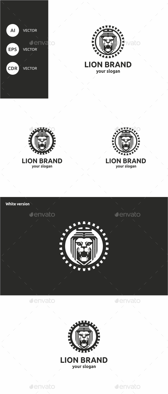 Lion Brand - Animals Logo Templates
