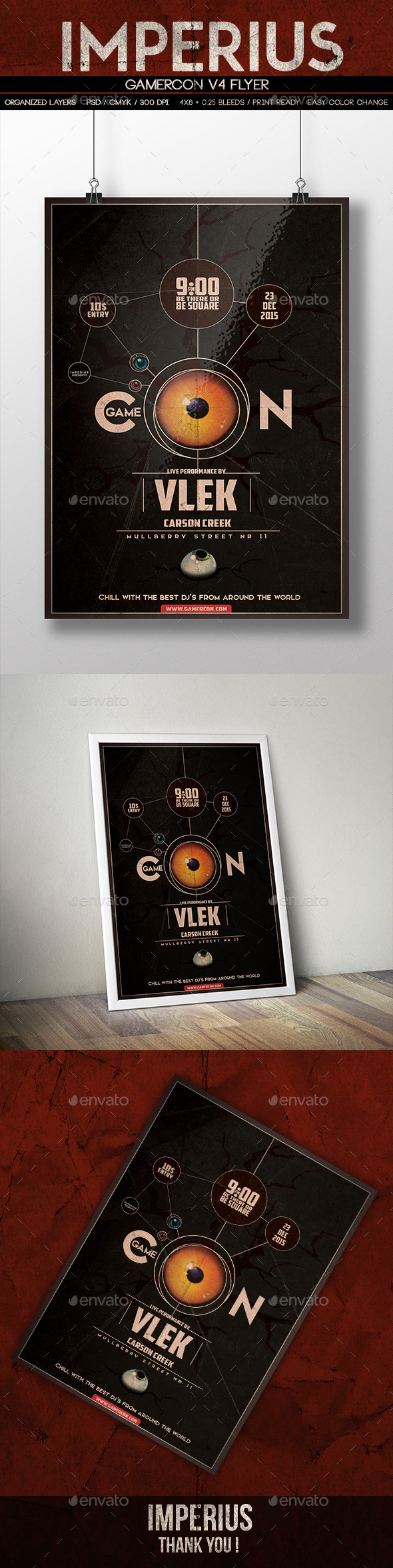 GamerCon V4 - Events Flyers