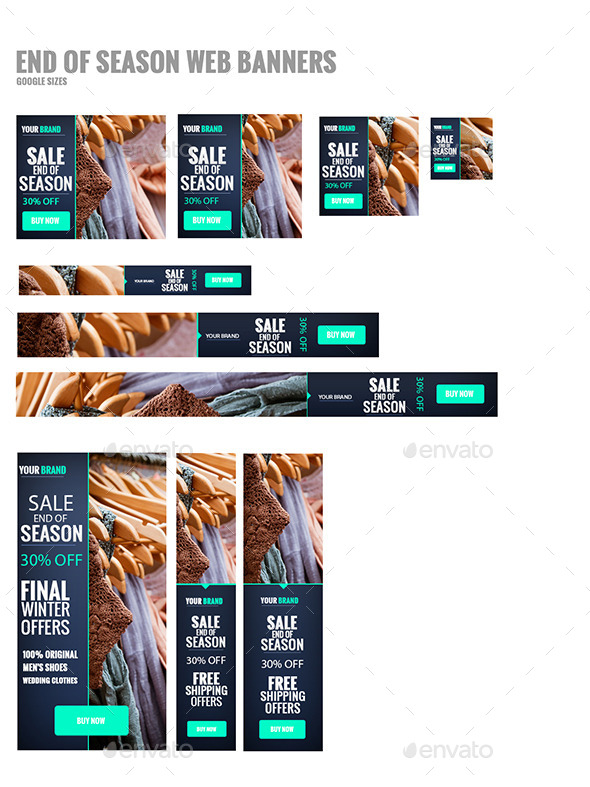 Web Banners-Ads - Banners & Ads Web Elements