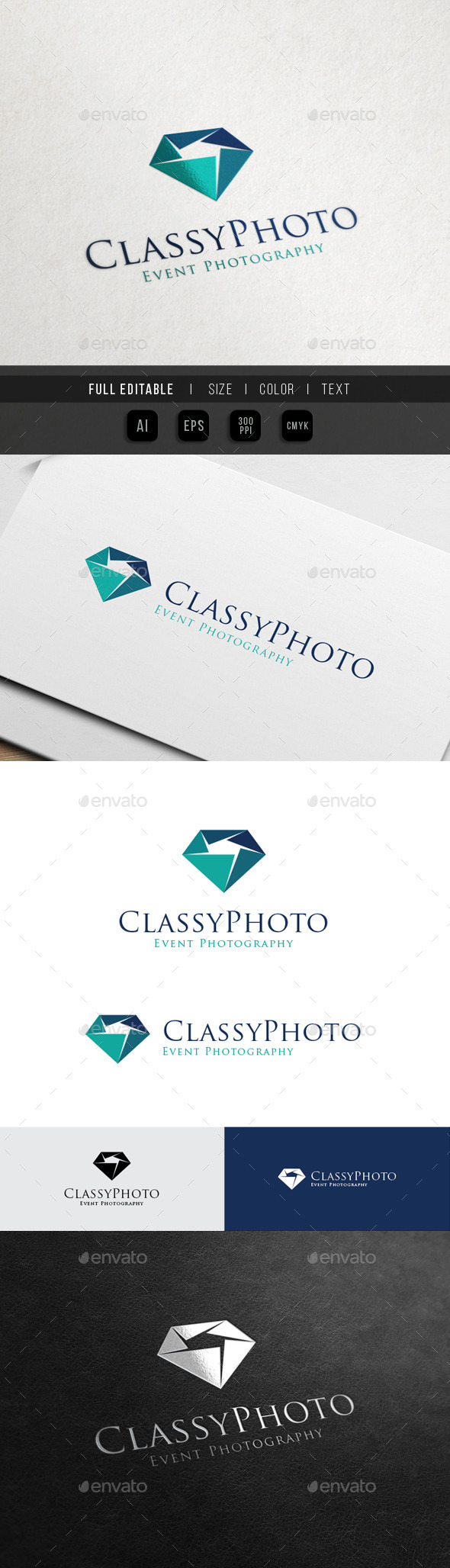 Event Photography - Jewel Camera - Objects Logo Templates