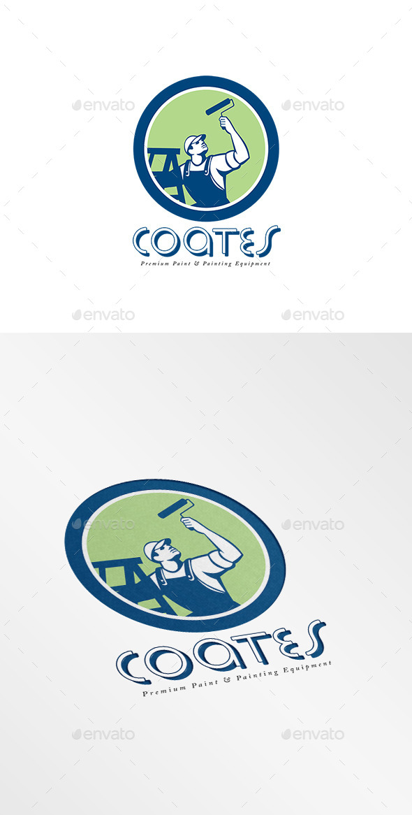 Coates Premium Painters Logo - Humans Logo Templates