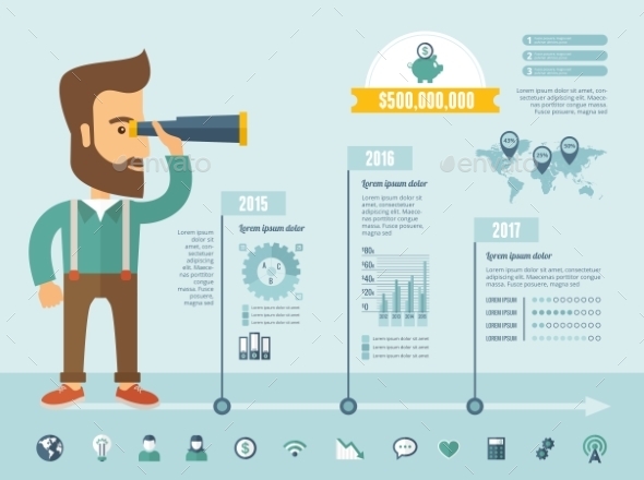 Technology Infographic Elements - Web Technology