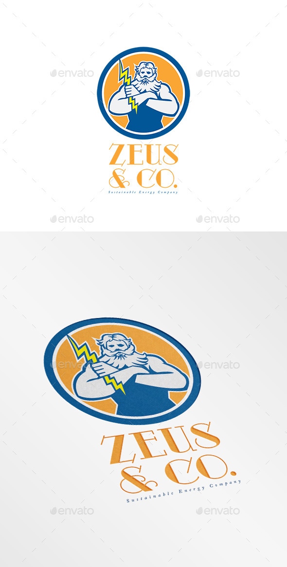 Zeus Sustainable Energy Company Logo - Humans Logo Templates