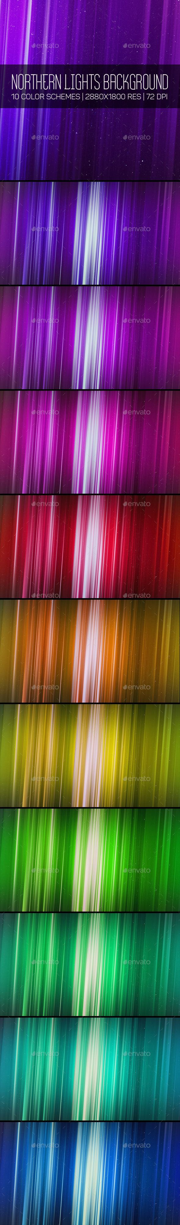 Northern Lights Background - Abstract Backgrounds