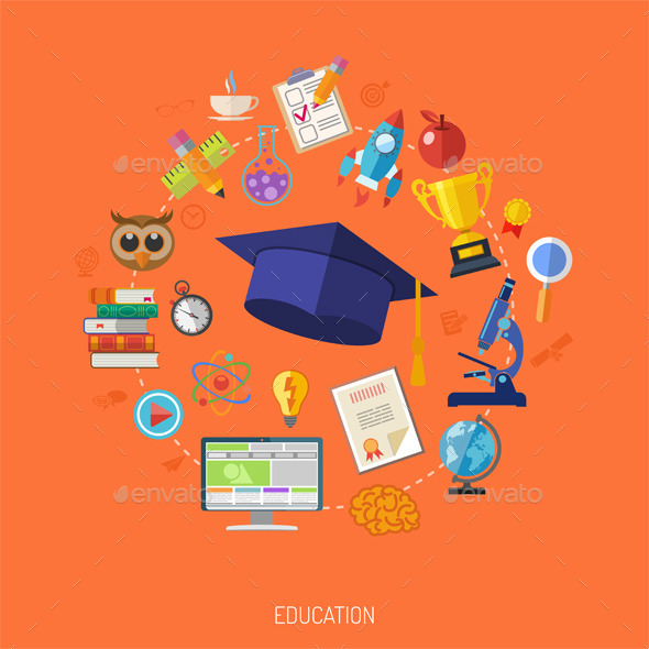 Online Education Concept - Industries Business