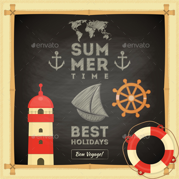 Summer Card - Travel Conceptual