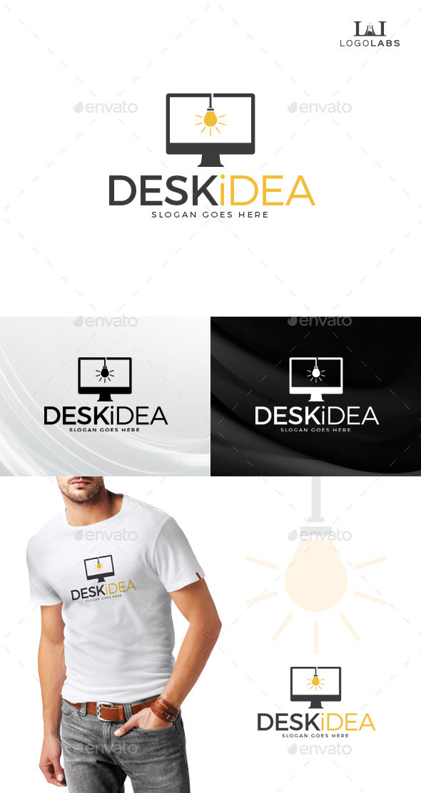 Desk Idea Logo - Objects Logo Templates