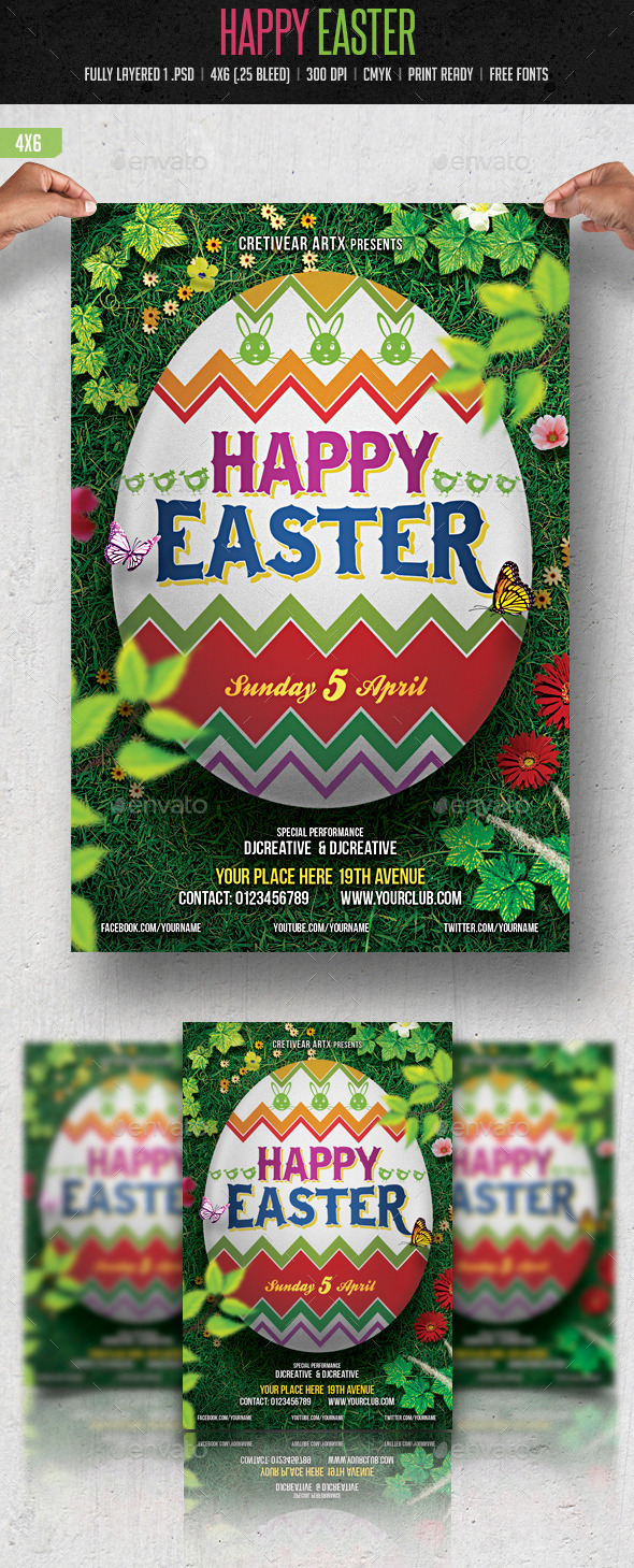 Happy Easter - Events Flyers