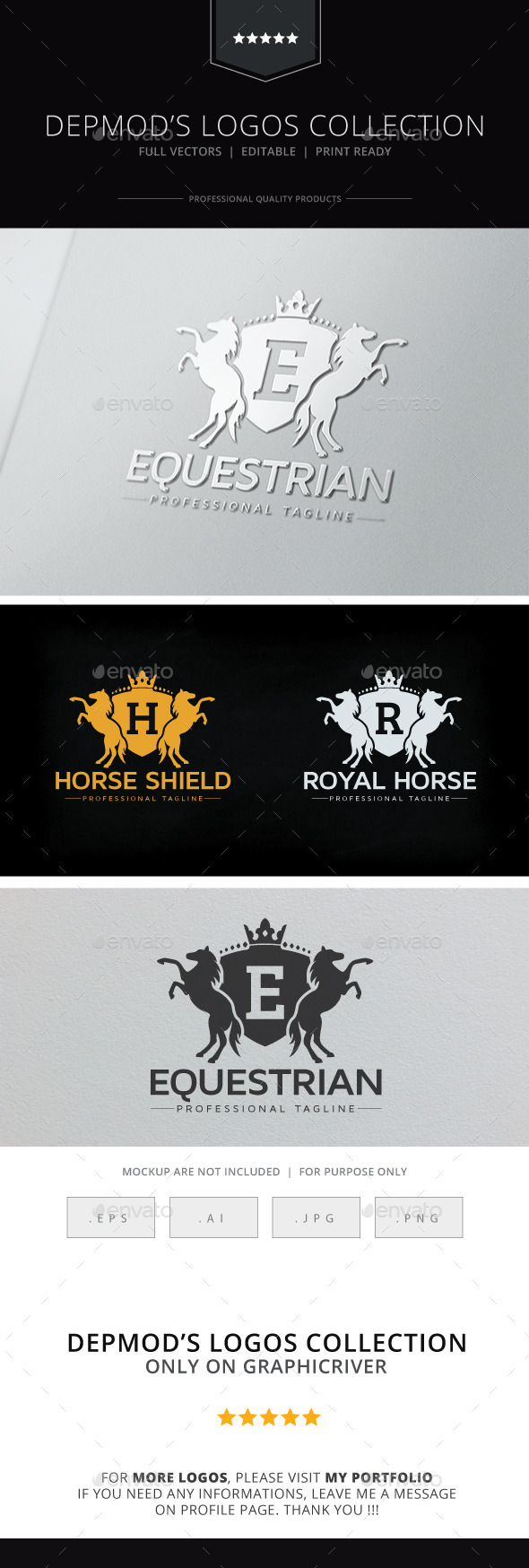 Equestrian Crest Logo - Crests Logo Templates