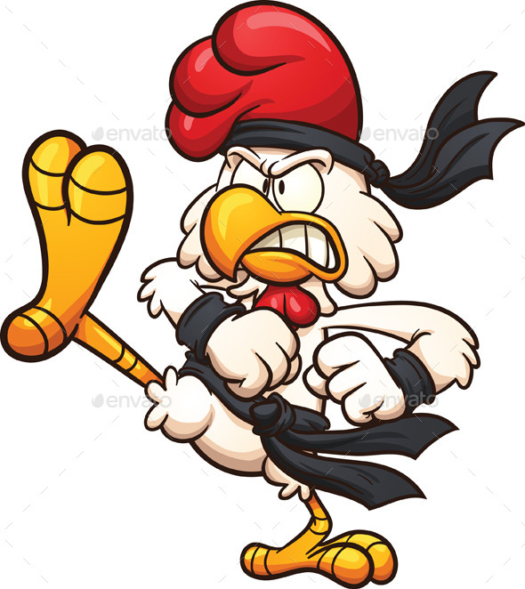 Karate Chicken - Animals Characters