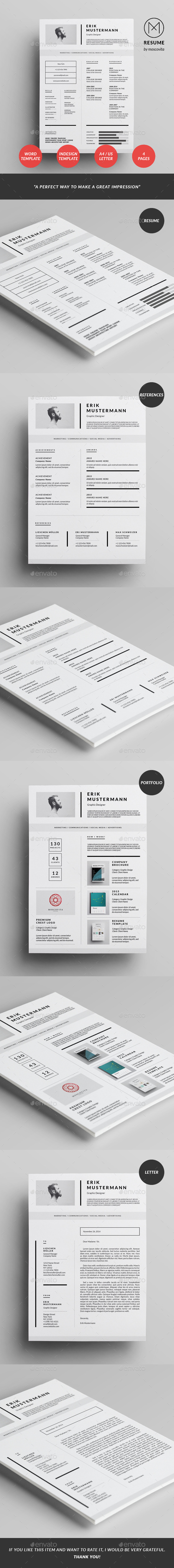 Clean Resume - Resumes Stationery