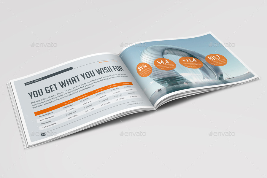 Business Horizontal Brochure, Print Templates | GraphicRiver