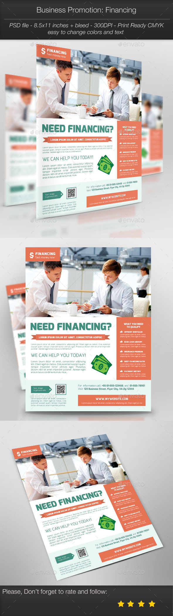 Business Promotion: Financing - Corporate Flyers