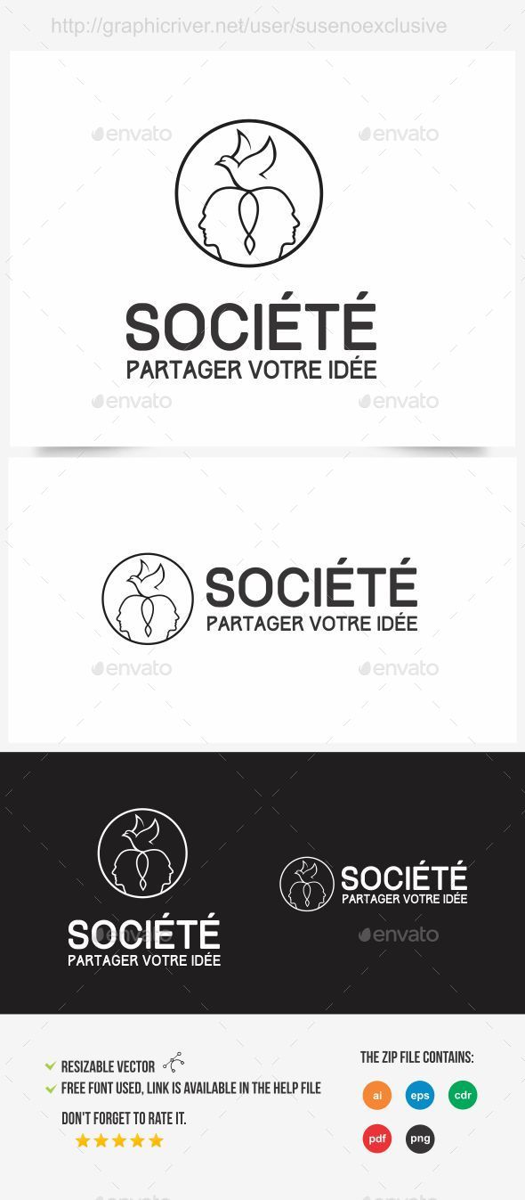 Societe Logo - Humans Logo Templates