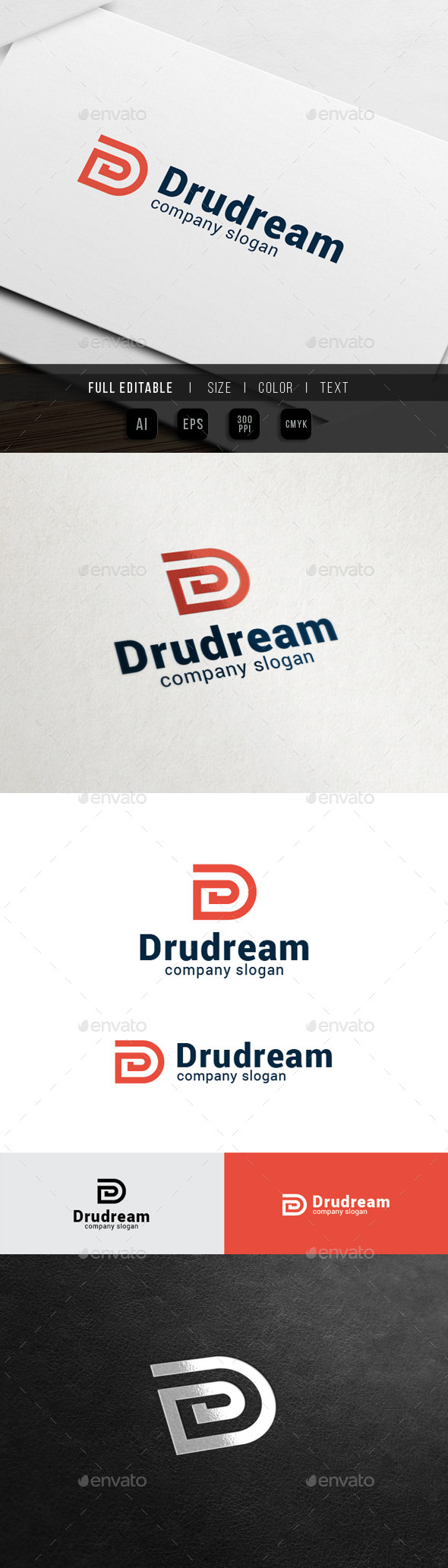 Digital Dream - Letter D - Letters Logo Templates