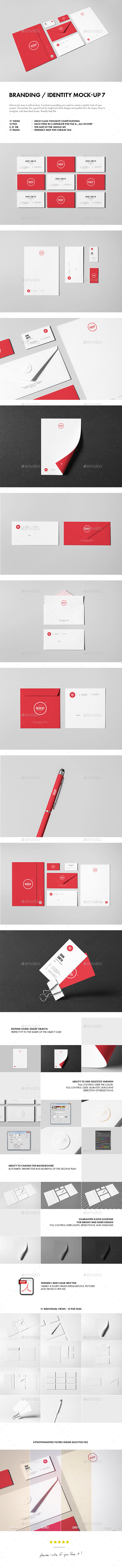 Branding / Identity Mock-up 7 - Stationery Print