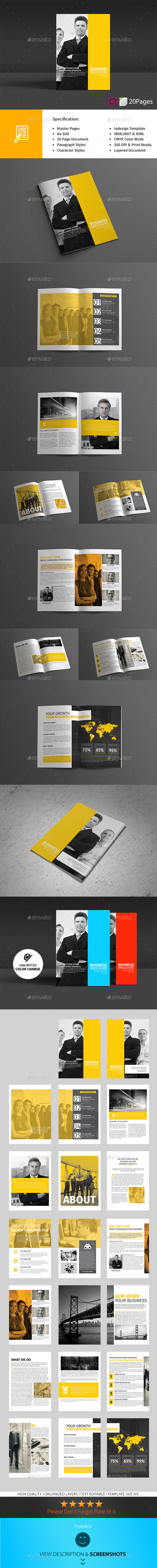 Business Brochure 20 Pages - Corporate Brochures
