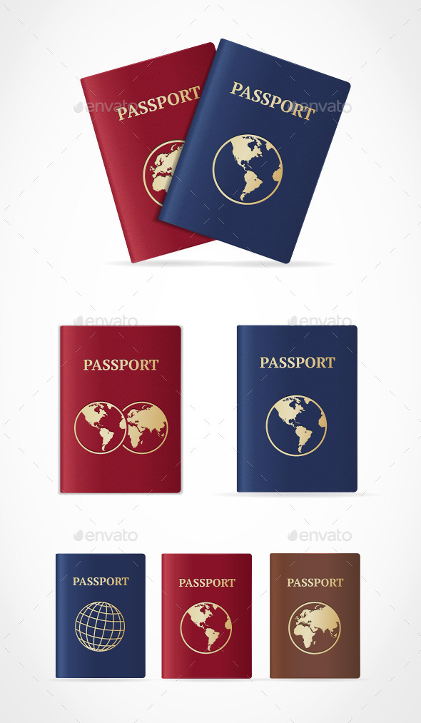 Passport Set - Man-made Objects Objects