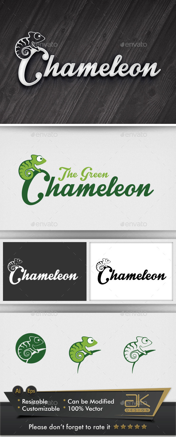 Chameleon - Animals Logo Templates