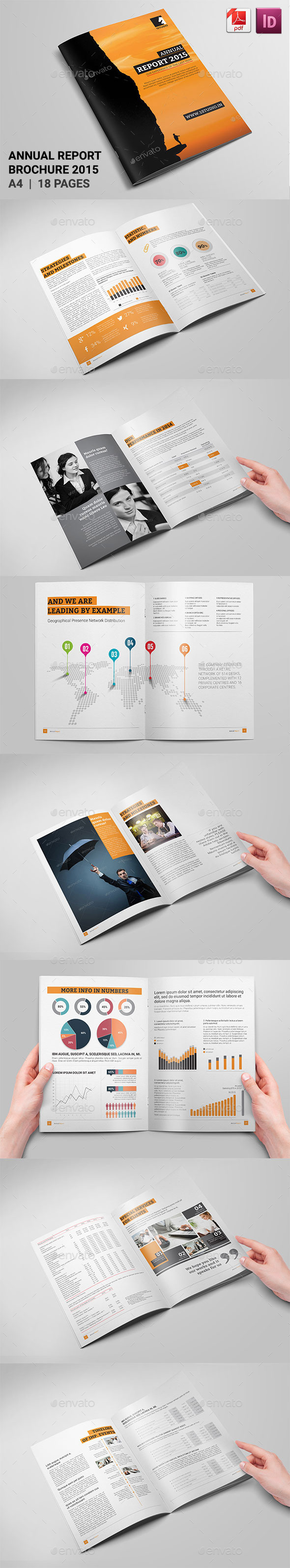 Corporate Annual Report - Brochures Print Templates