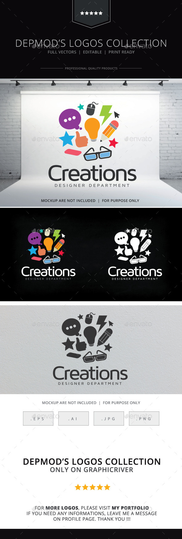 Creations Logo - Symbols Logo Templates