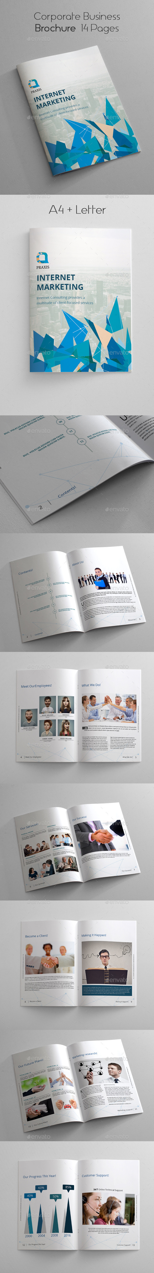 Corporate Business Brochure 14 Pages - Corporate Flyers