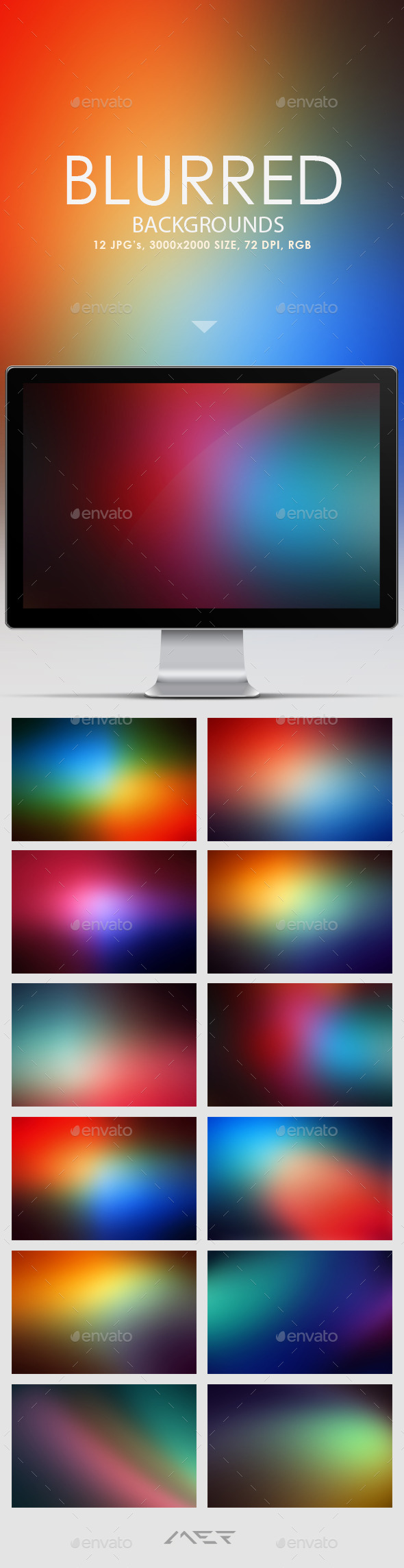 Blurred Backgrounds - Abstract Backgrounds
