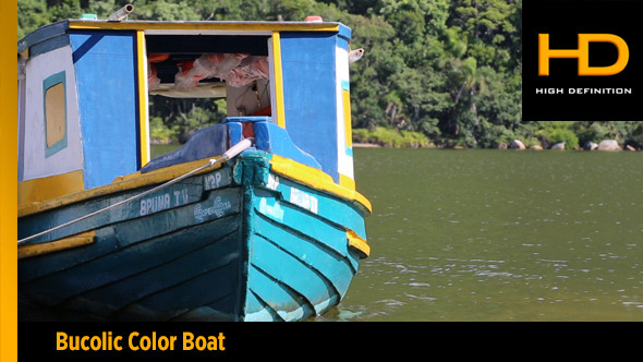 Bucolic Color Boat