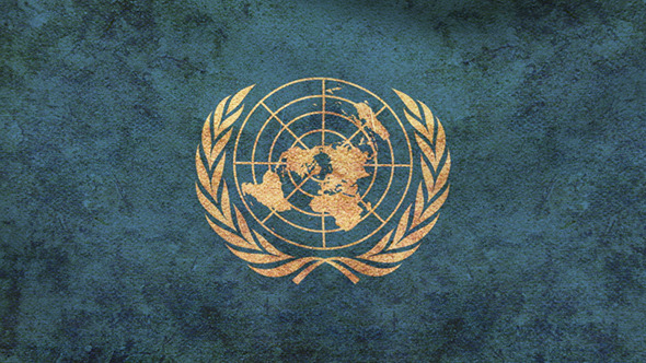 United Nations Flag 2 Pack – Grunge and Retro