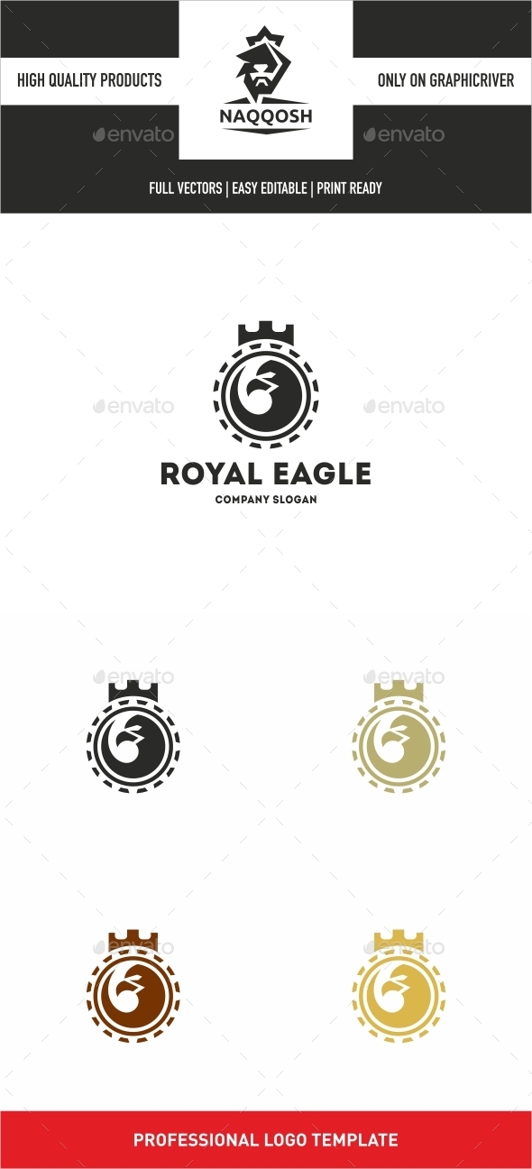 Royal Eagle - Crests Logo Templates