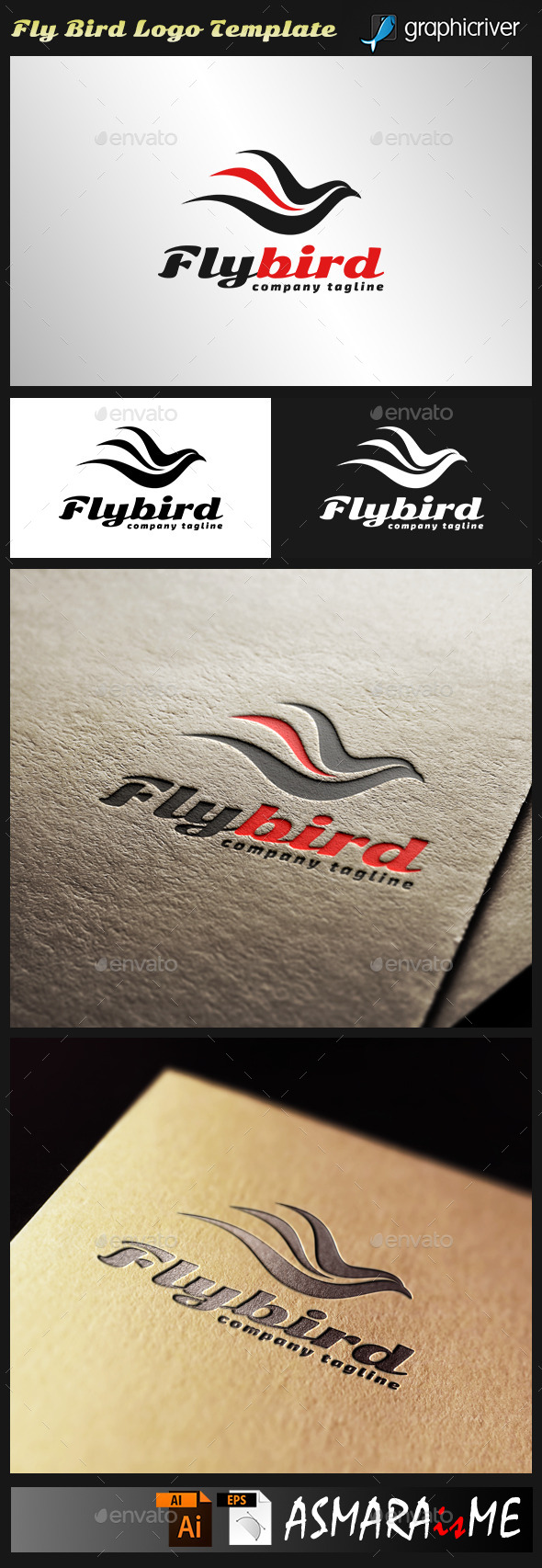 Fly Bird - Animals Logo Templates