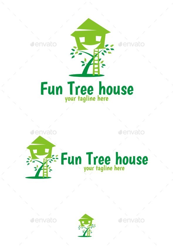 Fun Tree Logo - Nature Logo Templates