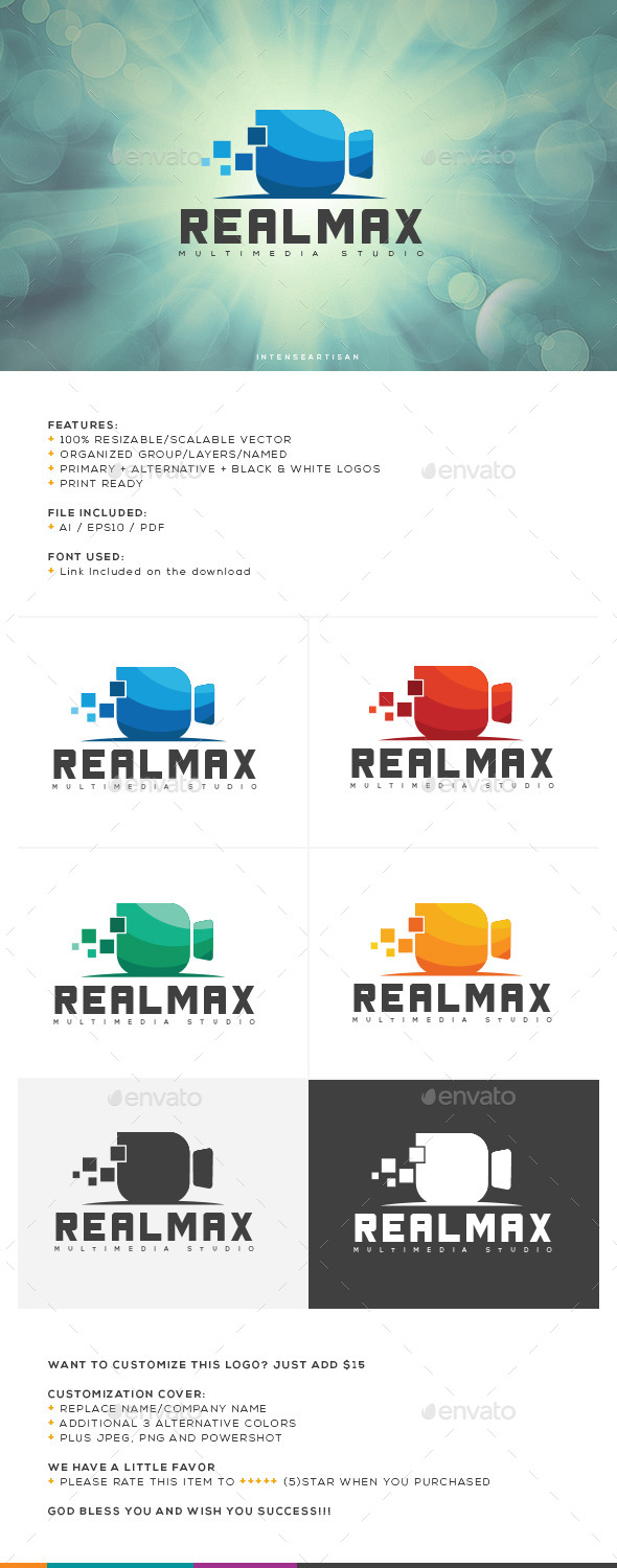 Realmax Logo Template - Objects Logo Templates