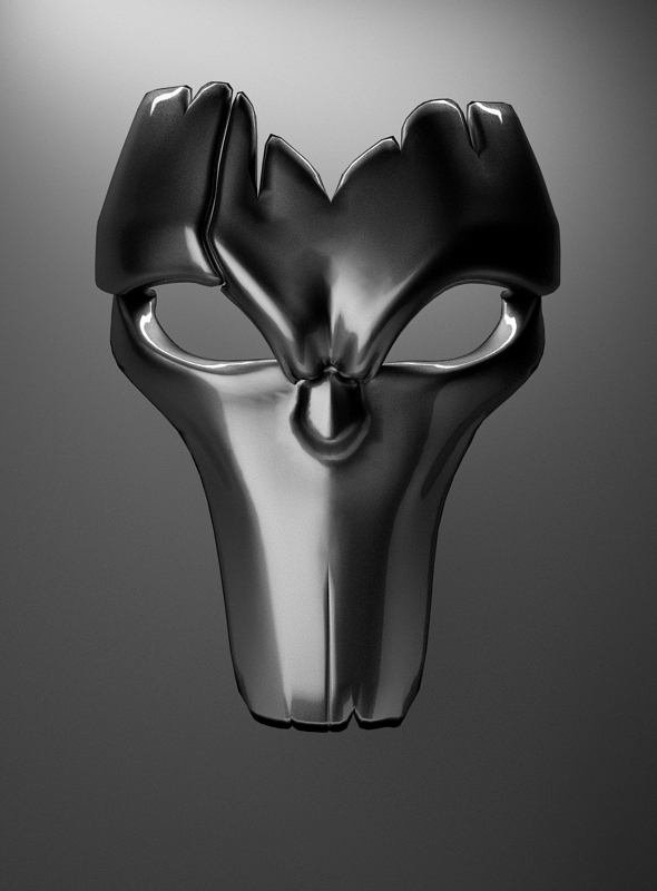 Metal Mask 3D Model by BHatem | 3DOcean