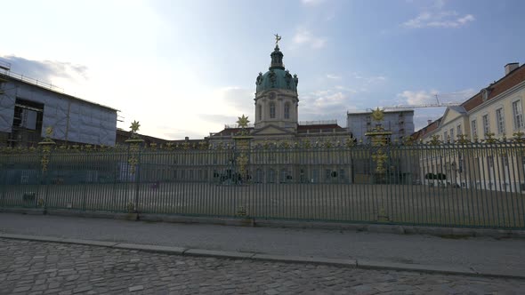 The fence of Charlottenburg Palace in Berlin