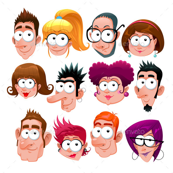 Faces - People Characters