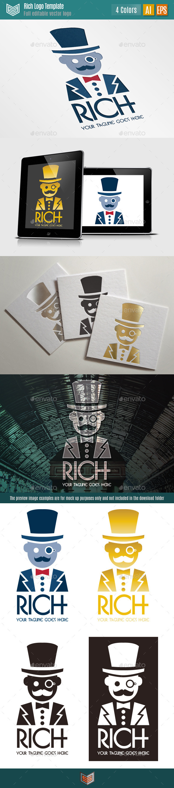 Rich Logo - Humans Logo Templates