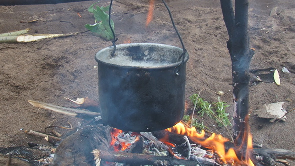 Bowler Over the Fire alt