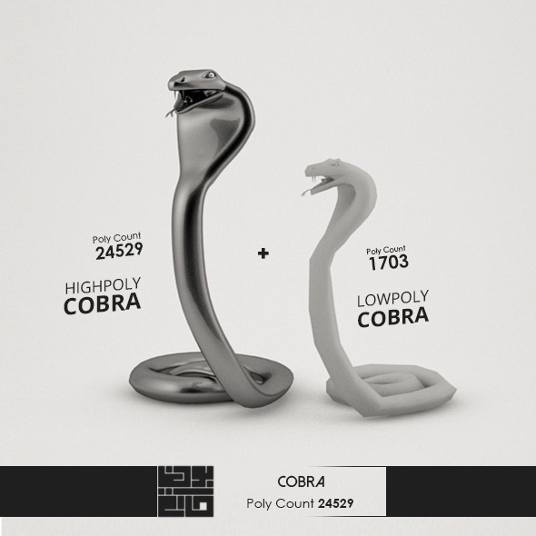 Cobra 3D Model - 3Docean 10653929