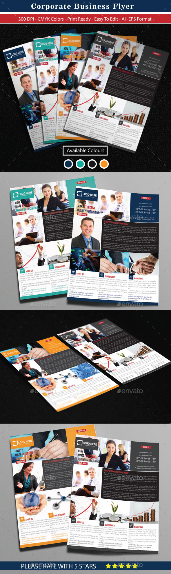 Modern Corporate Business Flyer - Corporate Flyers