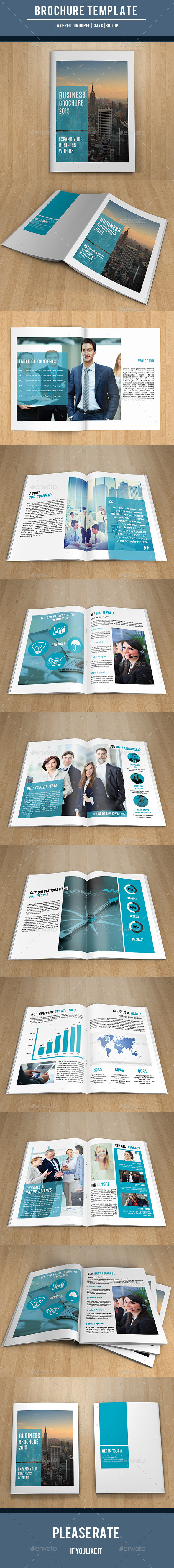 Corporate Brochure Template-V218 - Catalogs Brochures