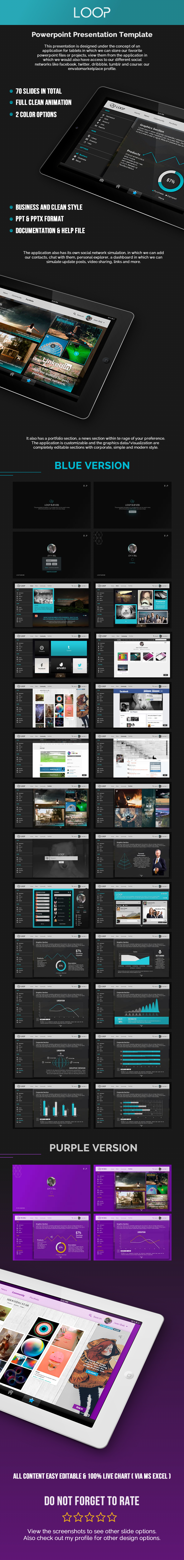 Loop - Business PowerPoint Templates