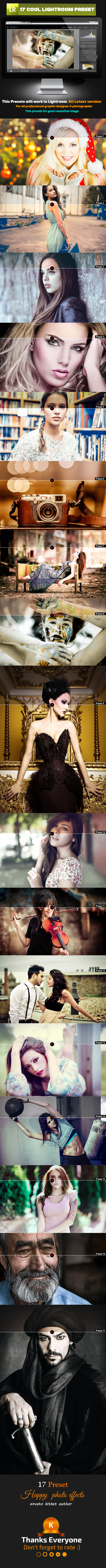 17 Cool Lightroom Preset - Portrait Lightroom Presets