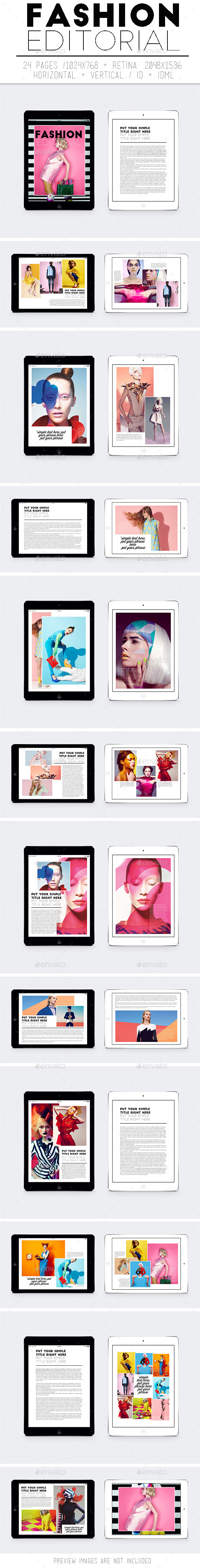 Tablet Fashion Editorial - Digital Magazines ePublishing
