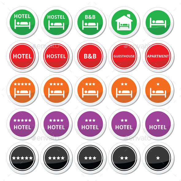 Hotel Icons - Miscellaneous Vectors