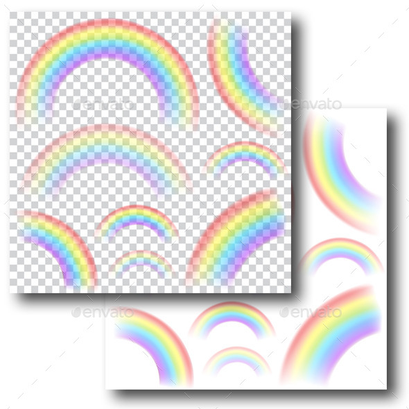 Transparent Rainbows - Nature Conceptual