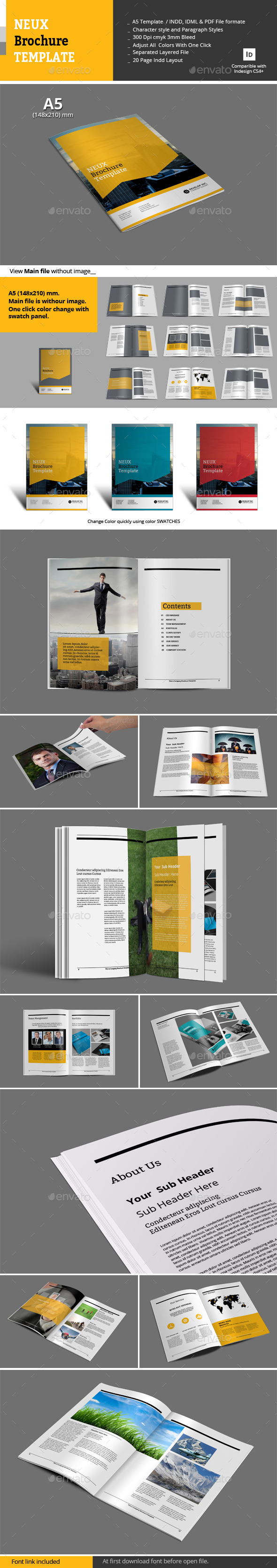 Neux Brochure Templates - Corporate Brochures